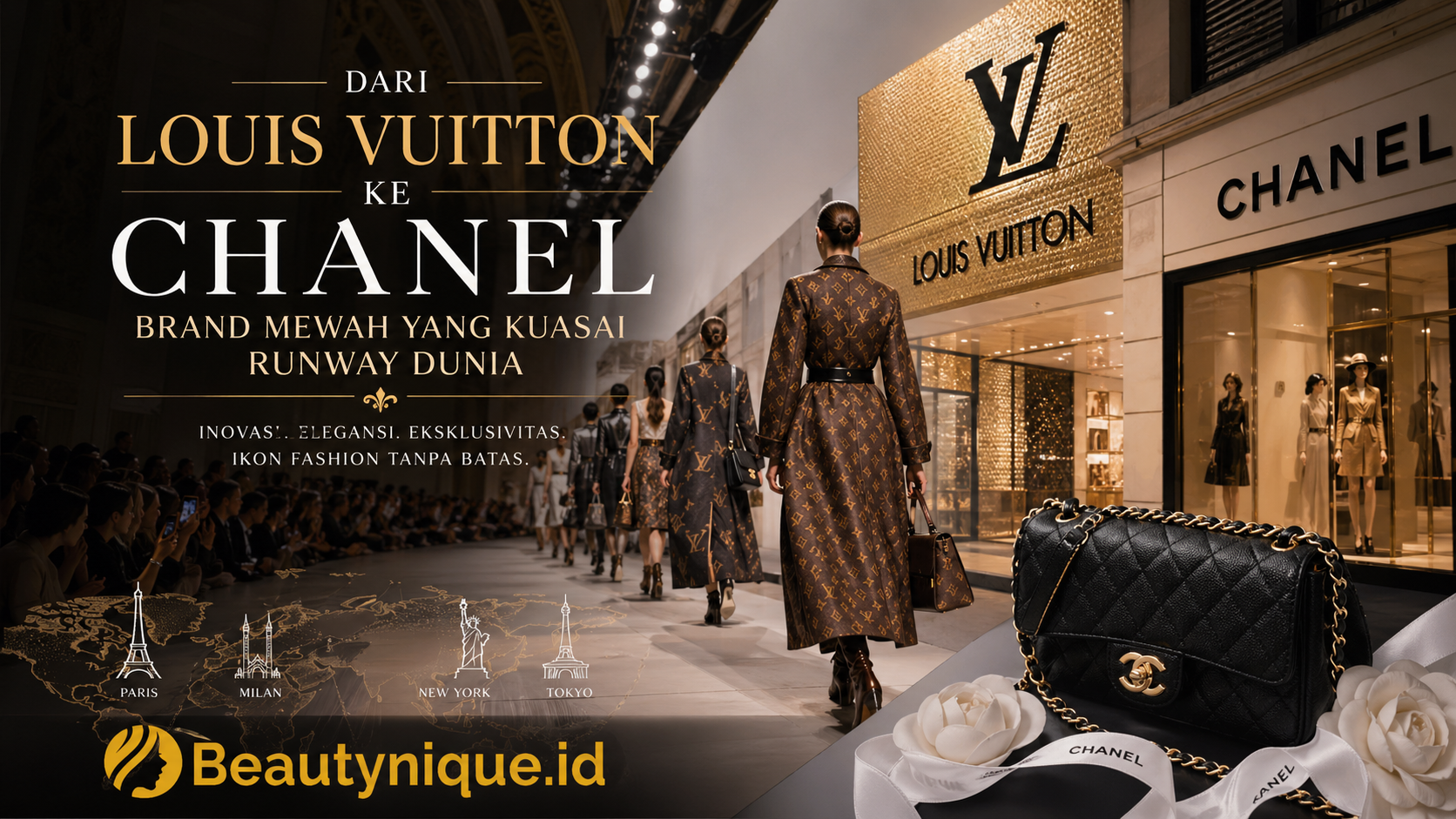Dari Louis Vuitton ke Chanel Brand Mewah yang Kuasai Runway Dunia