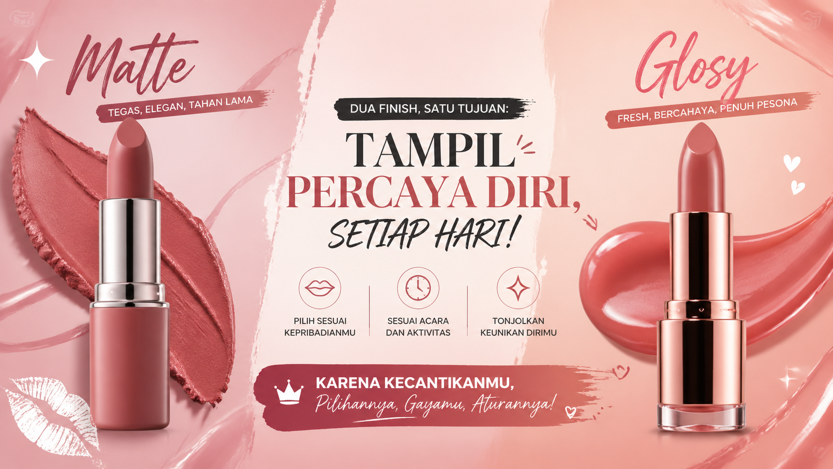 Lipstik Matte vs. Glosy: Mana yang Lebih Sesuai untuk Gaya Kamu?