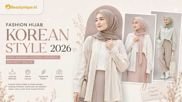 Fashion Hijab Korean Style 2026 Viral Soft Color