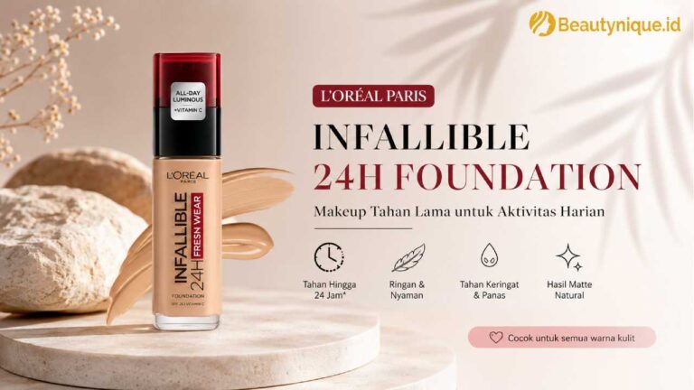L’Oréal Paris Infallible 24H Foundation Jadi Pilihan Makeup Tahan Lama untuk Aktivitas Harian