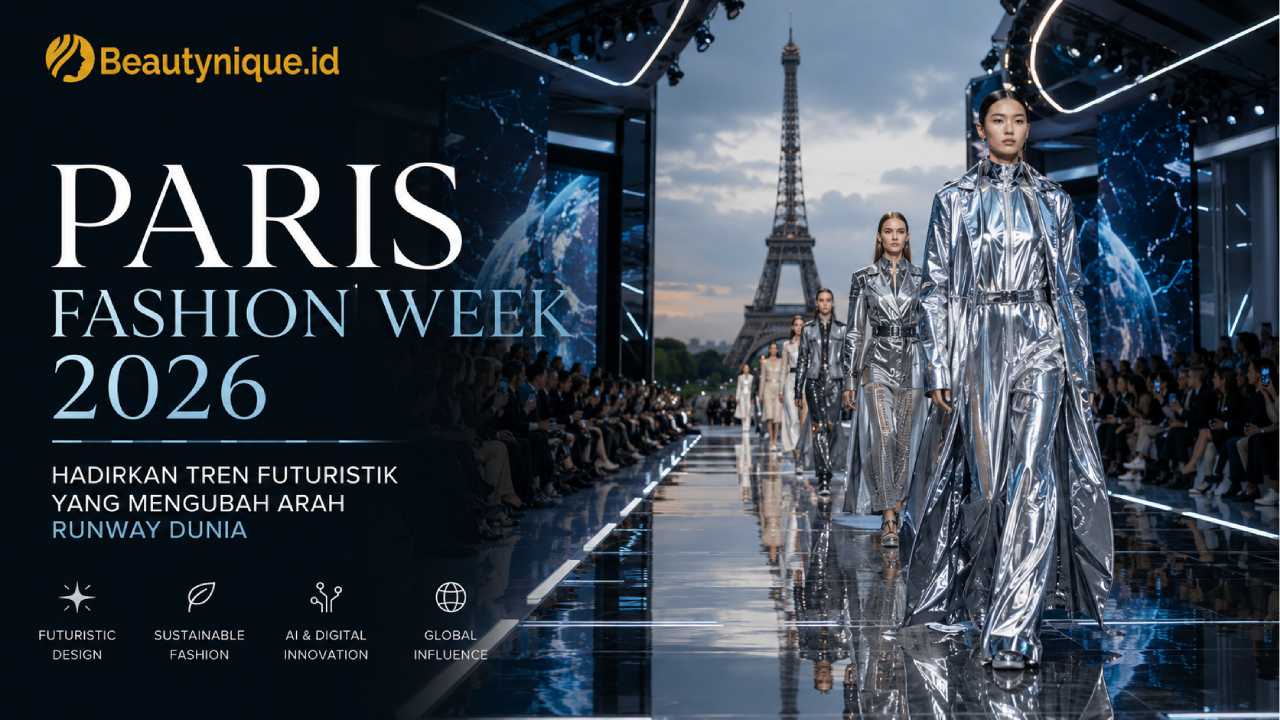 Paris Fashion Week 2026 Hadirkan Tren Futuristik yang Mengubah Arah Runway Dunia