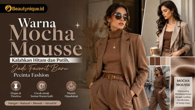 Warna Mocha Mousse Kalahkan Hitam dan Putih, Jadi Favorit Baru Pecinta Fashion