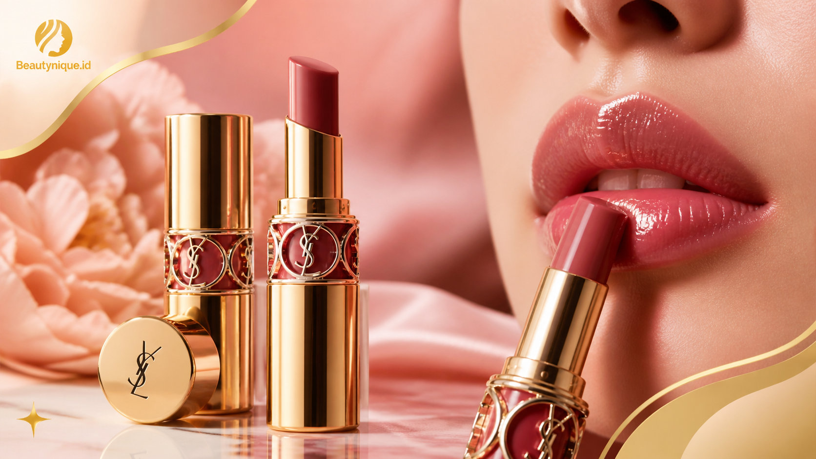 YSL Candy Glaze Lipstick Jadi Primadona Baru, Tampilan Bibir Basah Mewah Viral