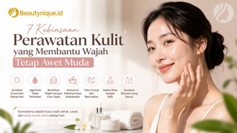 7 Kebiasaan Perawatan Kulit yang Membantu Wajah Tetap Awet Muda