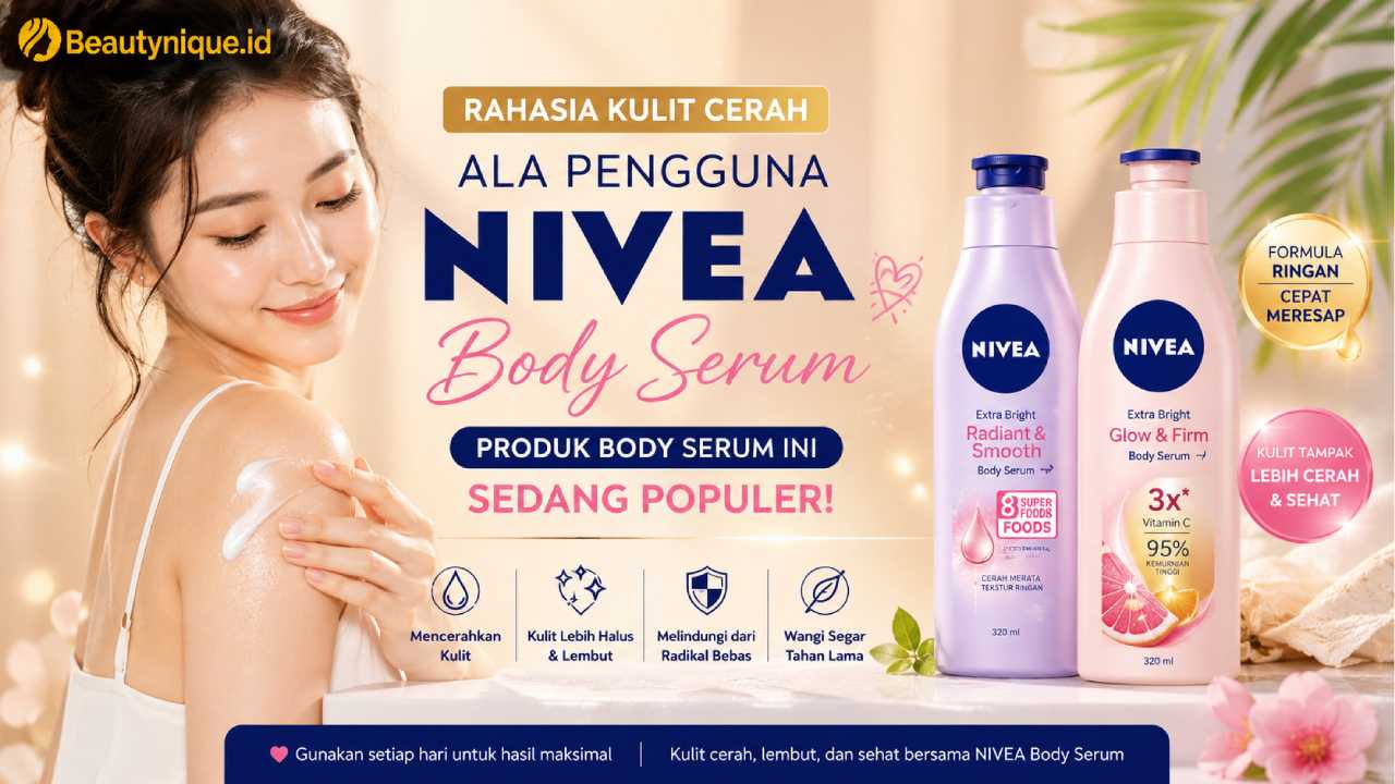 Rahasia Kulit Cerah Ala Pengguna NIVEA, Produk Body Serum Ini Sedang Populer