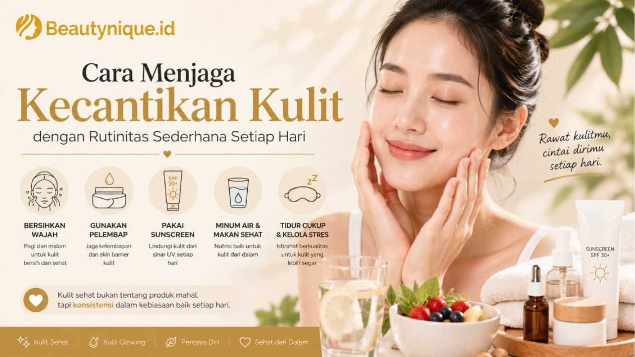 Cara Menjaga Kecantikan Kulit dengan Rutinitas Sederhana Setiap Hari agar Tetap Sehat dan Bercahaya