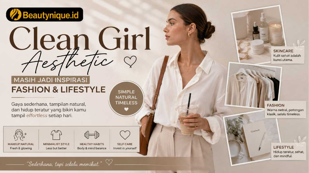 Clean Girl Aesthetic Masih Jadi Inspirasi Fashion dan Lifestyle Modern