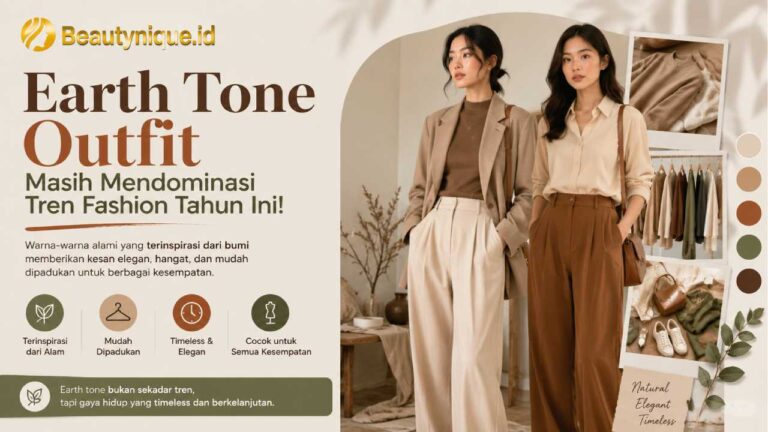 Earth Tone Outfit Masih Mendominasi Tren Fashion Tahun Ini