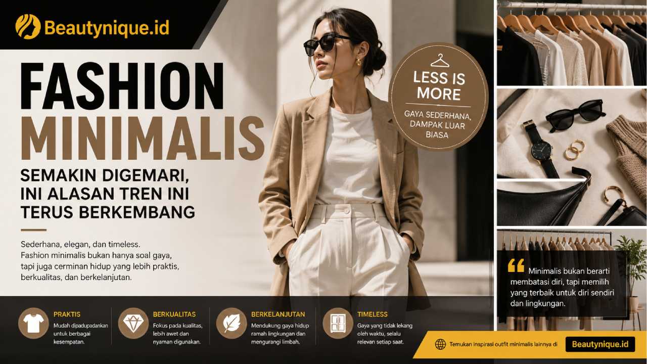 Fashion Minimalis Semakin Digemari, Ini Alasan Tren Ini Terus Berkembang