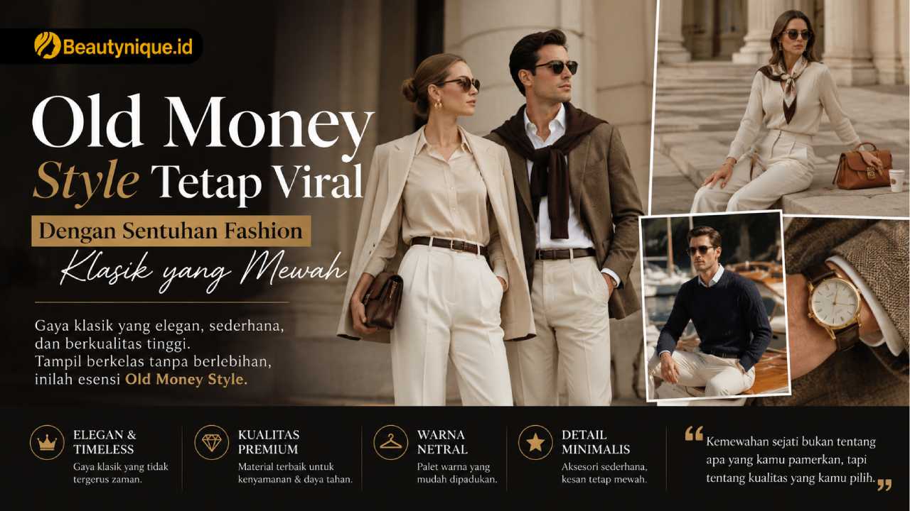 Old Money Style Tetap Viral dengan Sentuhan Fashion Klasik yang Mewah