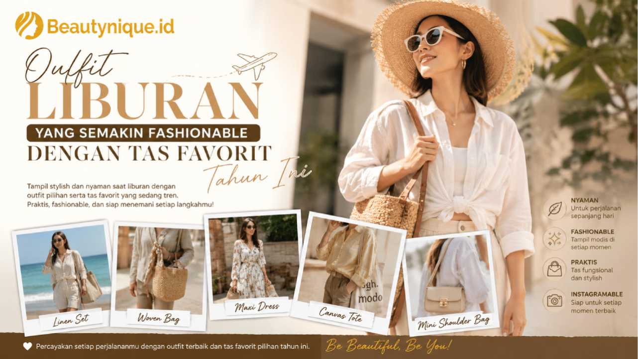 Outfit Liburan yang Semakin Fashionable dengan Tas Favorit Tahun Ini