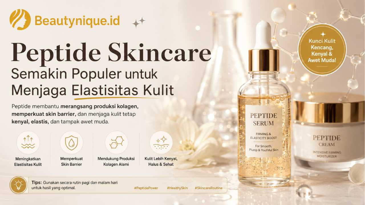 Peptide Skincare Semakin Populer untuk Menjaga Elastisitas Kulit