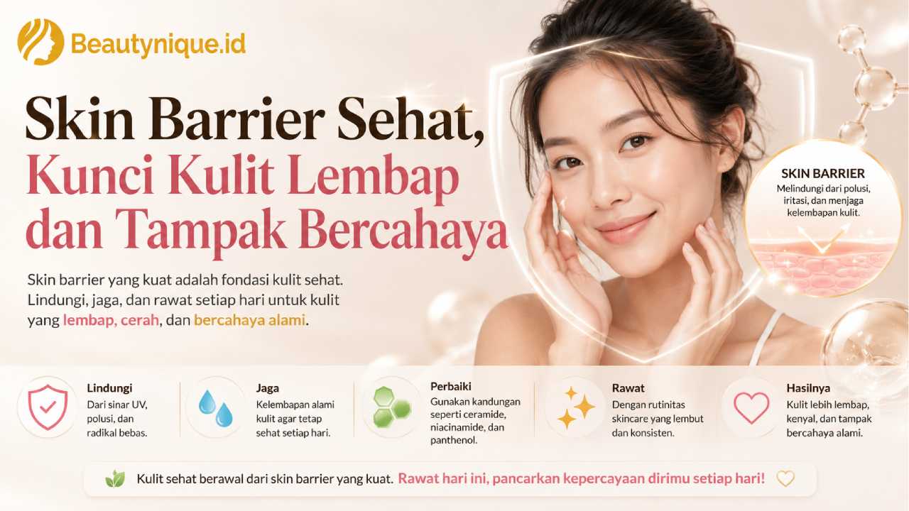 Skin Barrier Sehat, Kunci Kulit Lembap dan Tampak Bercahaya