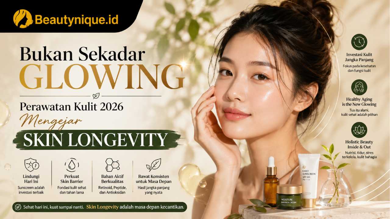 Bukan Sekadar Glowing, Perawatan Kulit 2026 Mengejar Skin Longevity