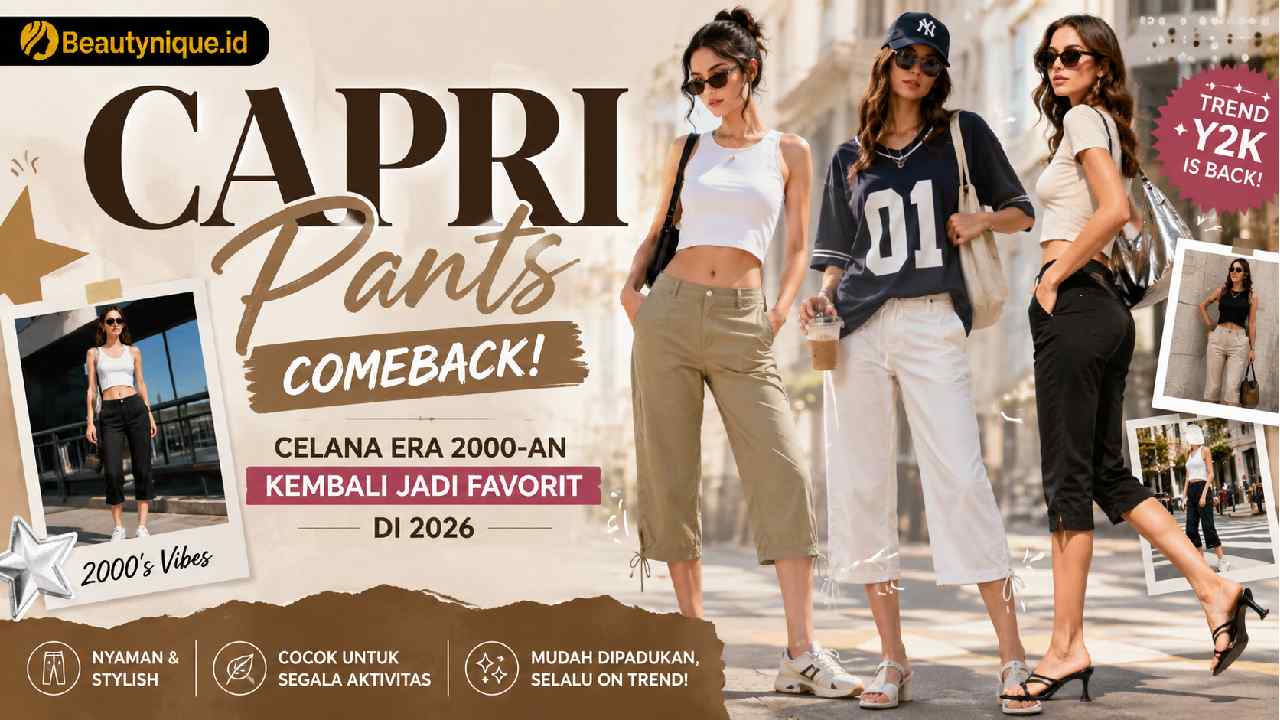 Capri Pants Comeback, Celana Era 2000-an Kembali Jadi Favorit di 2026