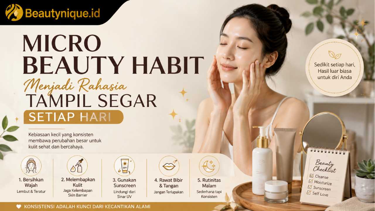 Micro Beauty Habit Menjadi Rahasia Tampil Segar Setiap Hari