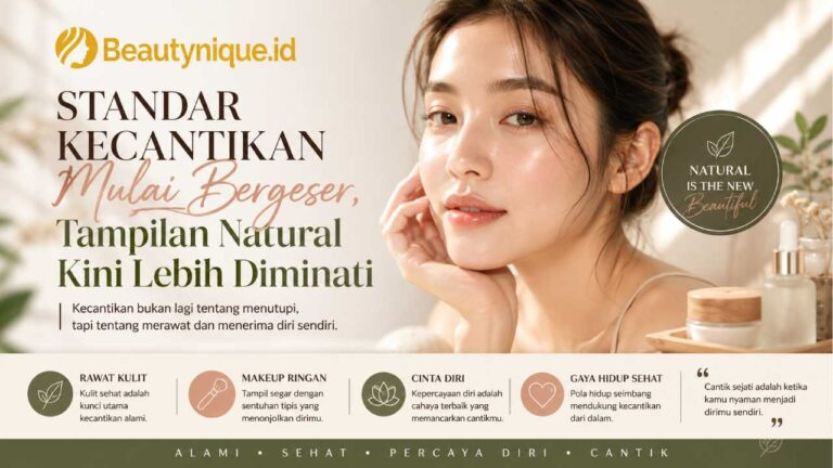 Standar Kecantikan Mulai Bergeser, Tampilan Natural Kini Lebih Diminati