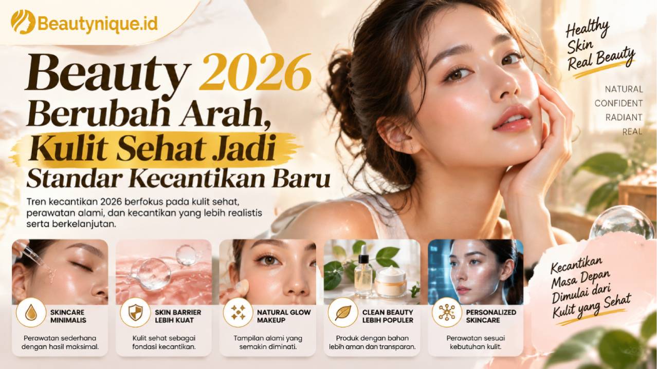 Beauty 2026 Berubah Arah, Kulit Sehat Jadi Standar Kecantikan Baru