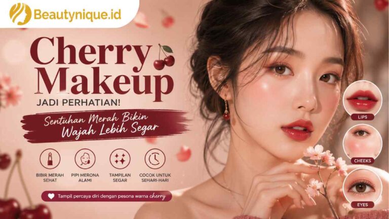 Cherry Makeup Jadi Perhatian, Sentuhan Merah Bikin Wajah Lebih Segar