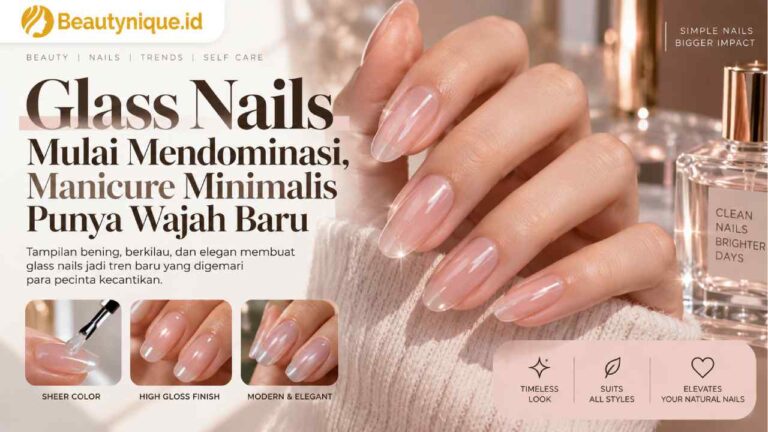 Glass Nails Mulai Mendominasi, Manicure Minimalis Punya Wajah Baru