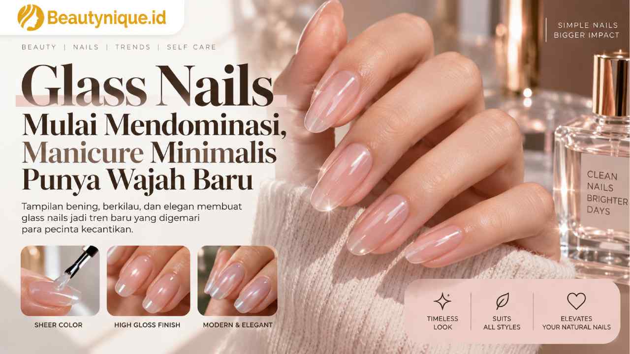 Glass Nails Mulai Mendominasi, Manicure Minimalis Punya Wajah Baru