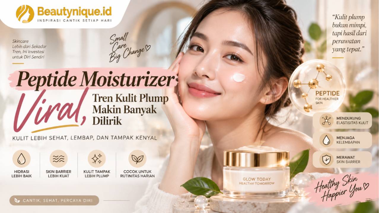 Peptide Moisturizer Viral, Tren Kulit Plump Makin Banyak Dilirik