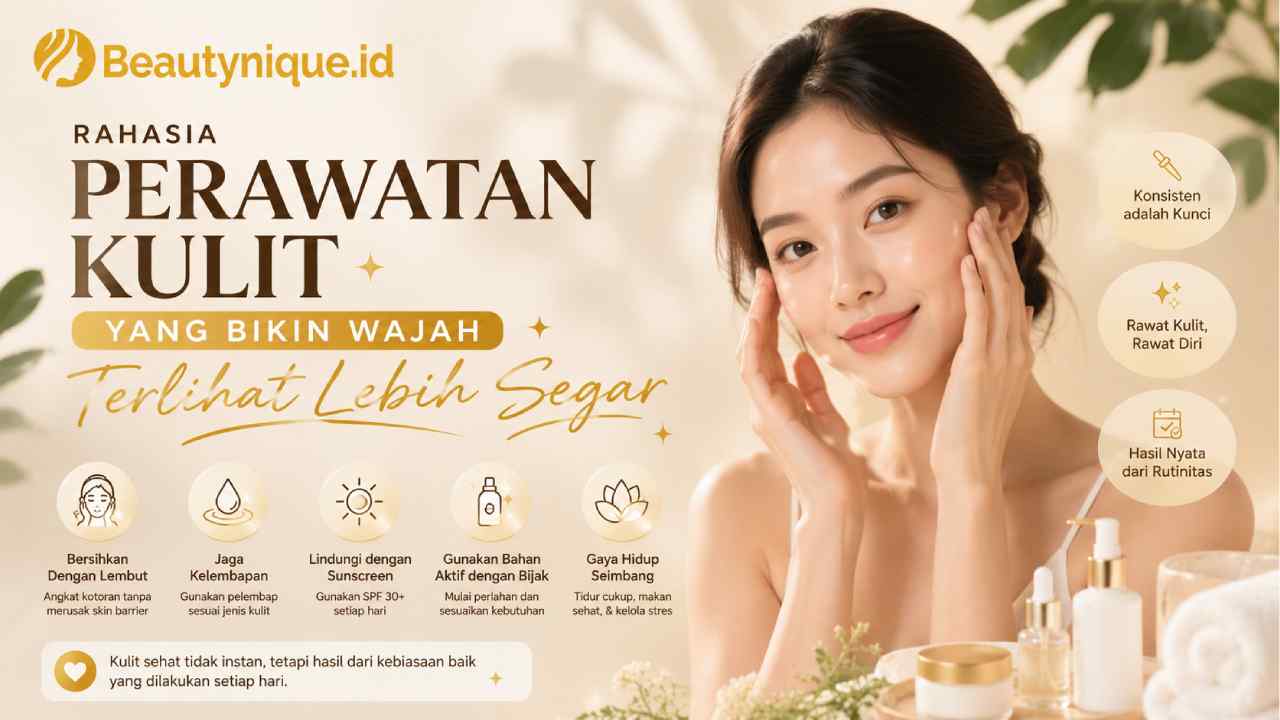 Rahasia Perawatan Kulit yang Bikin Wajah Terlihat Lebih Segar