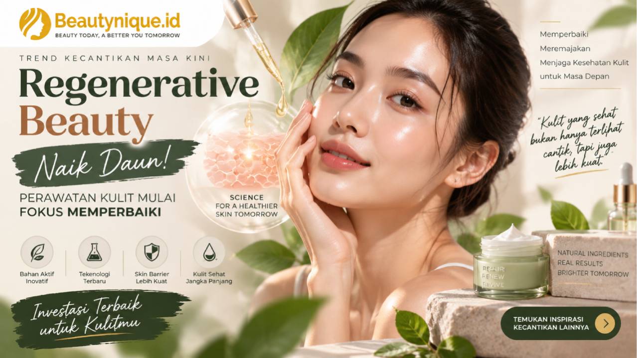 Regenerative Beauty Naik Daun, Perawatan Kulit Mulai Fokus Memperbaiki