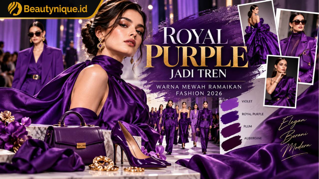 Royal Purple Jadi Tren, Warna Mewah Ramaikan Fashion 2026