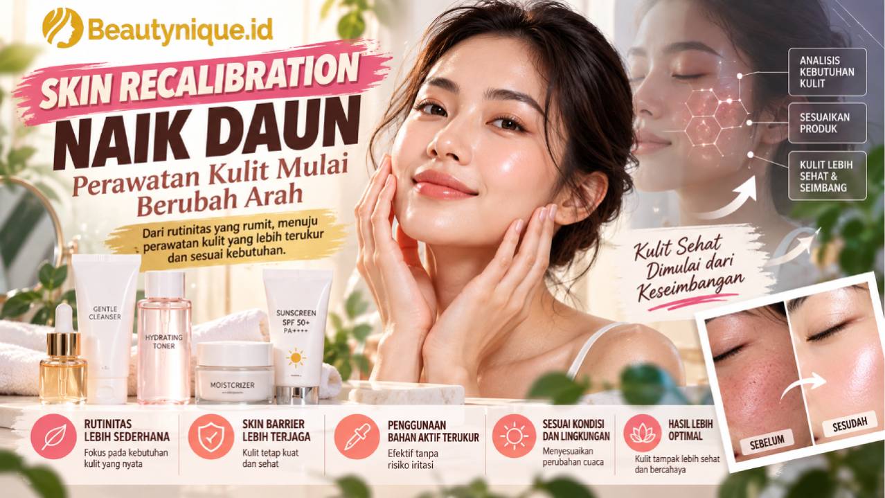 Skin Recalibration Naik Daun, Perawatan Kulit Mulai Berubah Arah