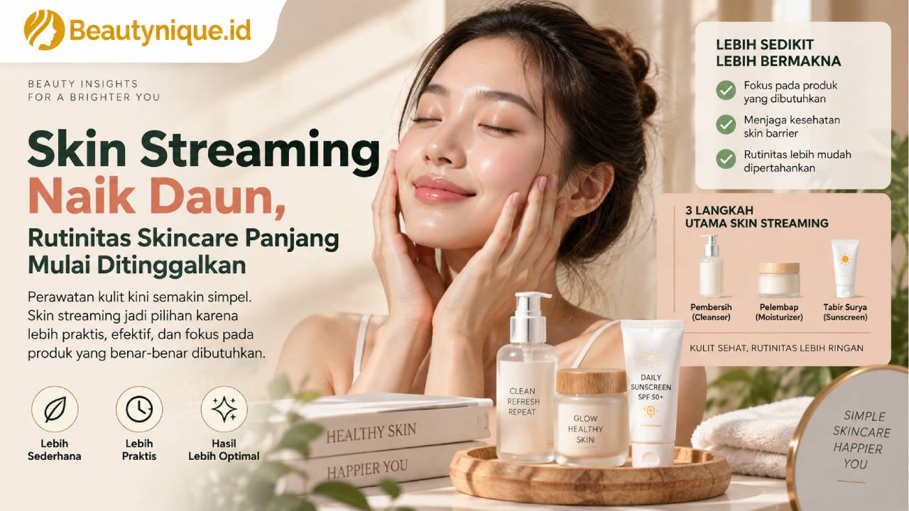 Skin Streaming Naik Daun, Rutinitas Skincare Panjang Mulai Ditinggalkan