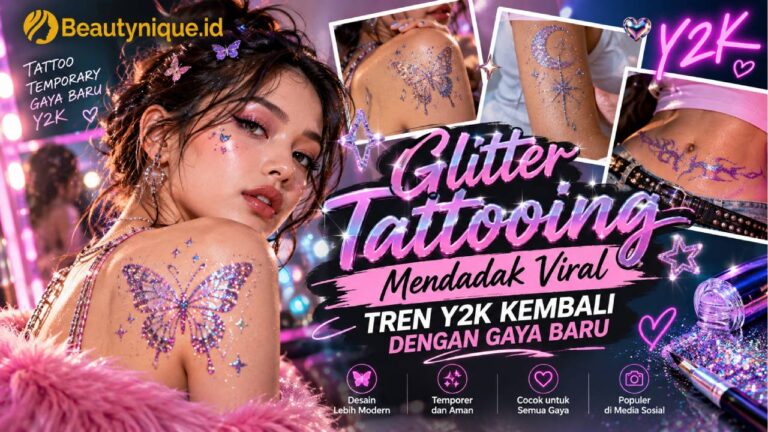 Glitter Tattooing Mendadak Viral, Tren Y2K Kembali dengan Gaya Baru