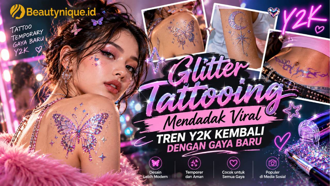 Glitter Tattooing Mendadak Viral, Tren Y2K Kembali dengan Gaya Baru