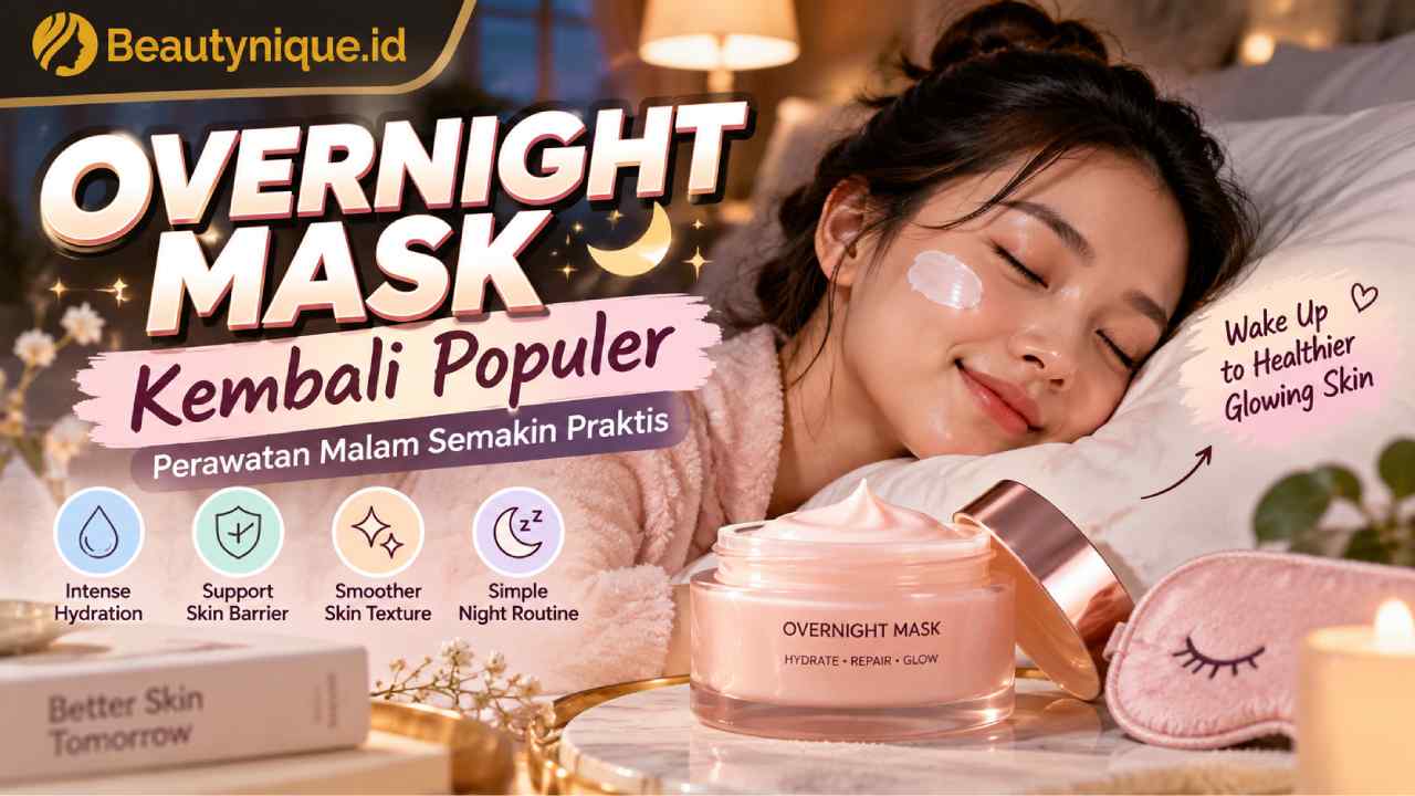 Overnight Mask Kembali Populer, Perawatan Malam Semakin Praktis