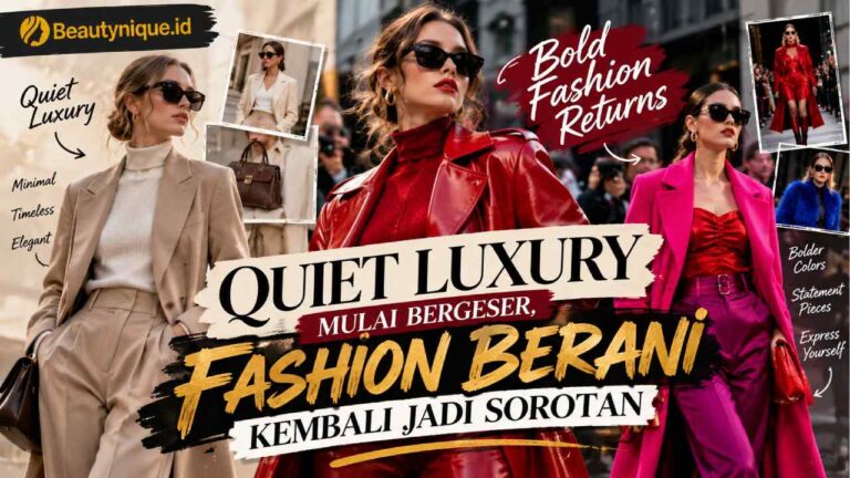 Quiet Luxury Mulai Bergeser, Fashion Berani Kembali Jadi Sorotan