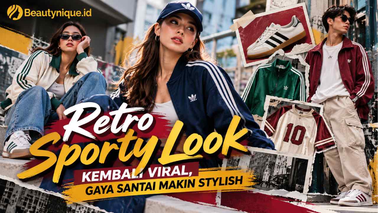 Retro Sporty Look Kembali Viral, Gaya Santai Makin Stylish