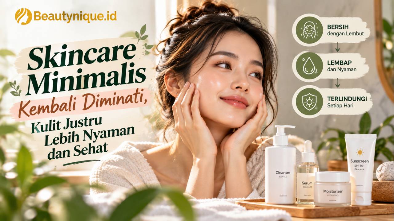 Skincare Minimalis Kembali Diminati, Kulit Justru Lebih Nyaman dan Sehat
