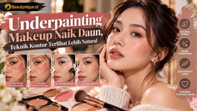 Underpainting Makeup Naik Daun, Teknik Kontur Terlihat Lebih Natural
