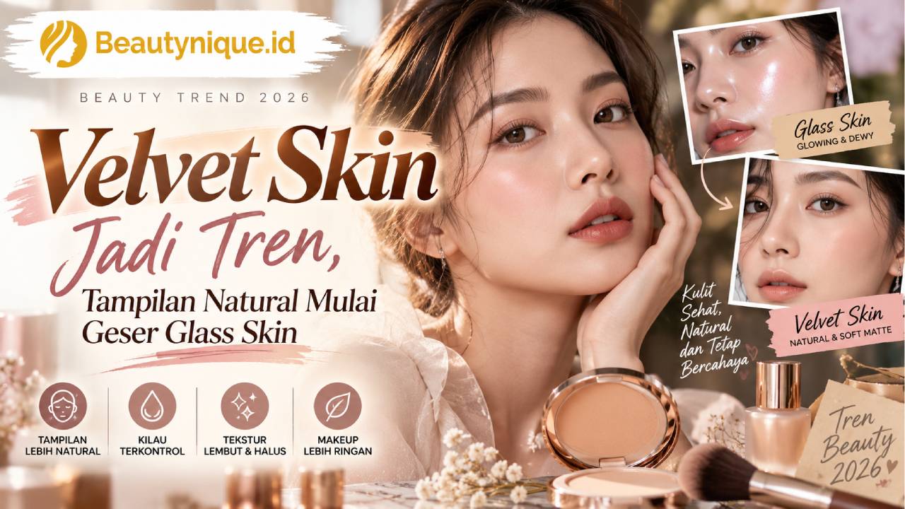 Velvet Skin Jadi Tren, Tampilan Natural Mulai Geser Glass Skin